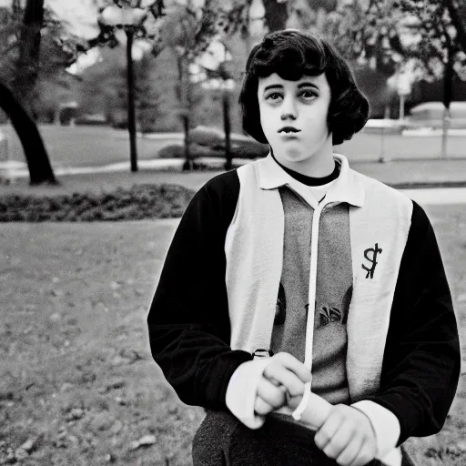 Image similar to teenage Benjamin Franklin smoking behind his school in 1995, XF IQ4, 150MP, 50mm, F1.4, ISO 200, 1/160s, natural light, Adobe Photoshop, Adobe Lightroom, photolab, Affinity Photo, PhotoDirector 365