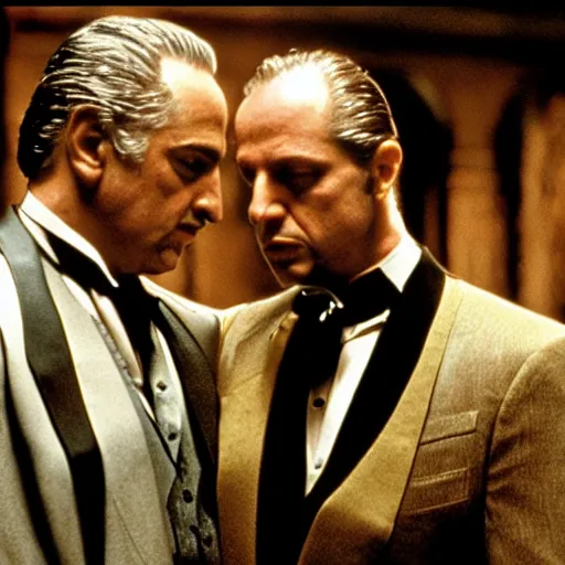 Prompt: the godfather, still from movie the fifth element