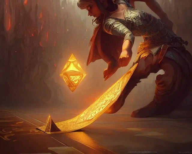 Image similar to skateboarding floor is lava, deep focus, d & d, fantasy, intricate, elegant, highly detailed, digital painting, artstation, concept art, matte, sharp focus, illustration, hearthstone, art by artgerm and greg rutkowski and alphonse mucha