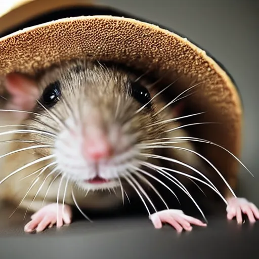 Image similar to photo of a rat wearing a sombrero