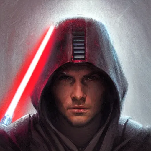 Image similar to portrait of a man by greg rutkowski, jedi knight anakin fel, short black hair, star wars expanded universe, he is about 3 0 years old, wearing the tactical gear of the galactic alliance, highly detailed portrait, digital painting, artstation, concept art, smooth, sharp foccus ilustration, artstation hq