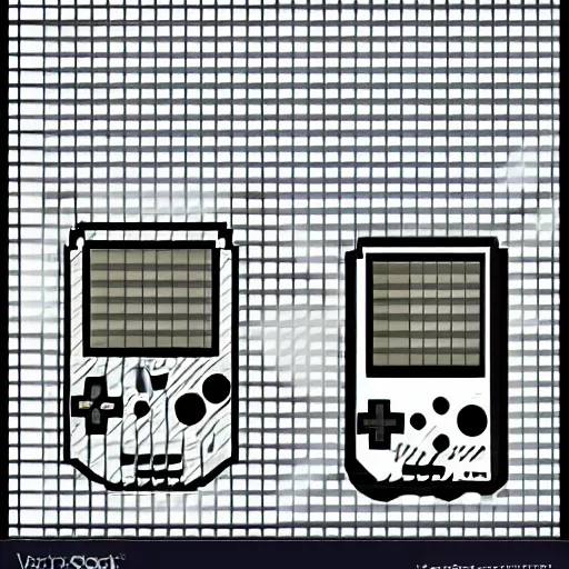 Prompt: face icon vector minimalist game boy tomine, adrian