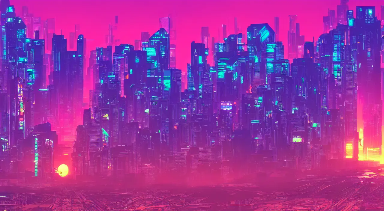 Retrowave Synthwave Grid Mountain Landscape 4K Wallpaper #6.1277