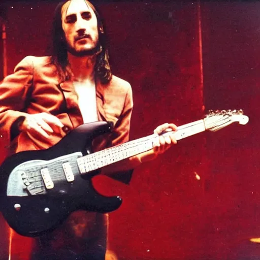 Prompt: John frusciante playing his guitar hyperdetailed surrealism 4k very high quality