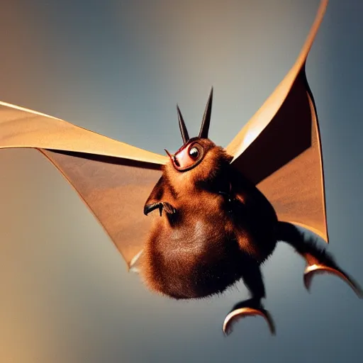 Prompt: national geographic professional photo of golbat, award winning