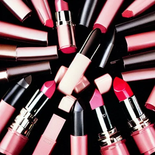 Image similar to lipstick. product photo. glamour photography. 1 9 9 8.