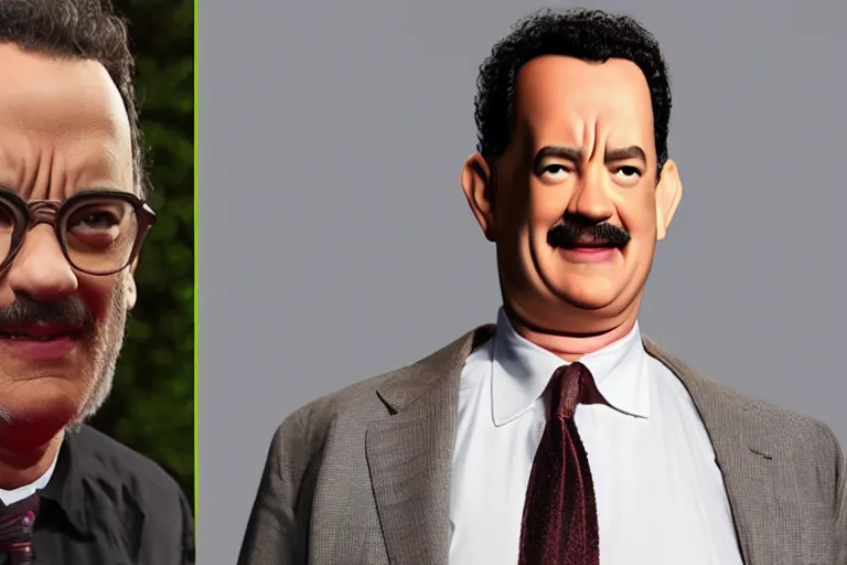 Prompt: Tom Hanks cosplaying as Borat, 8k resolution