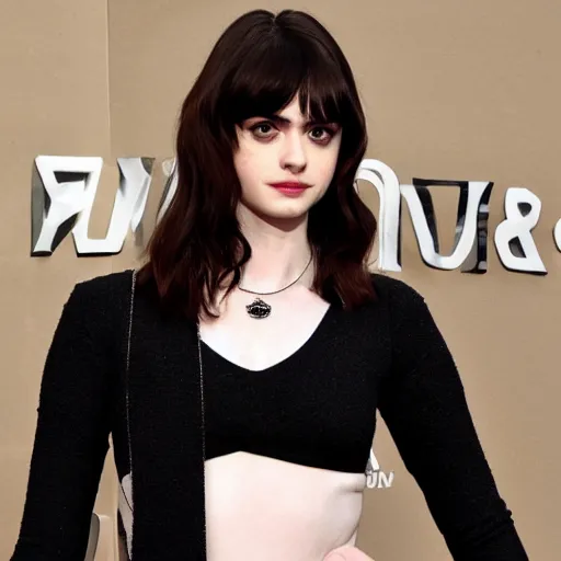 Image similar to a combination of Alexandra Daddario, Maisie Williams, Krysten Ritter, Anne Hathaway and Natalia Dwyer Christina Ricci and Lily Collins