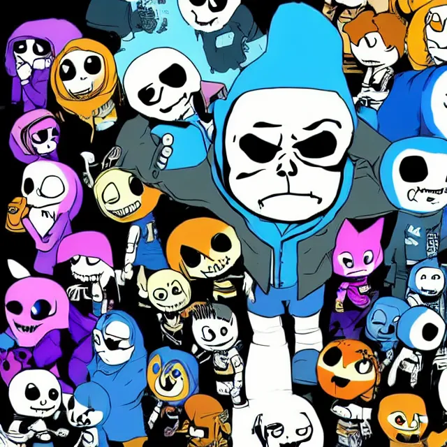 Prompt: sans undertale