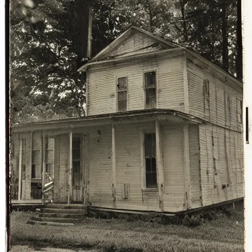 Prompt: a real photo example of william christenberry's work