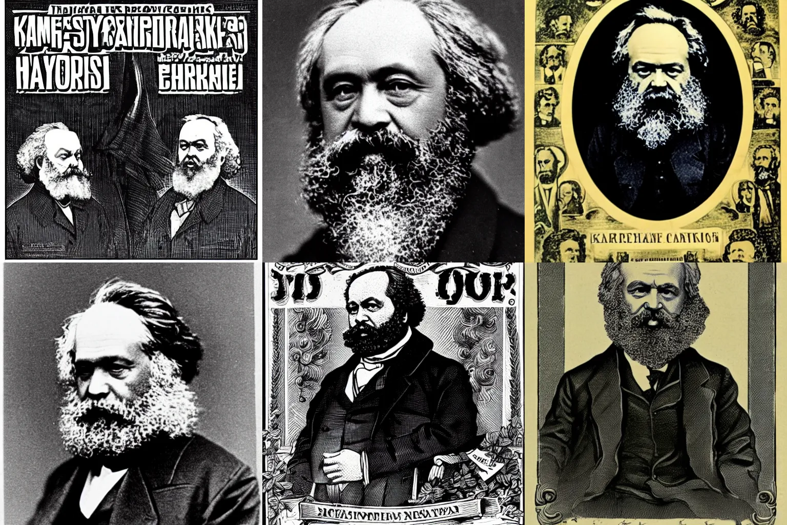 Prompt: karl marx as a capitalist