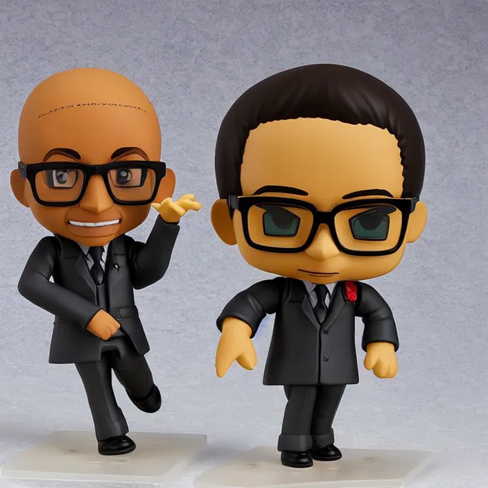 Image similar to Gus Fring, An anime Nendoroid of Gus Fring, figurine, detailed product photo