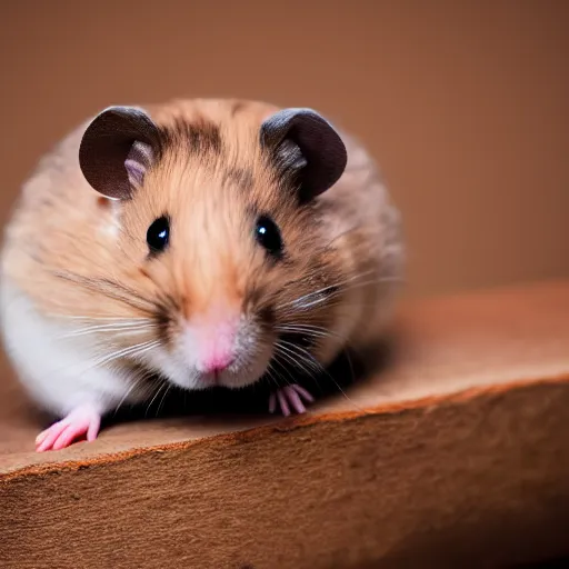 Image similar to photo of a hamster as princess leia, unedited,, sharp focus, 8 k