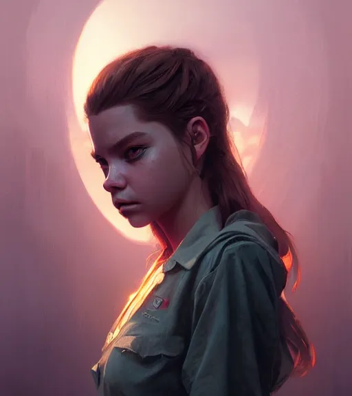 Image similar to highly detailed portrait of barbara palvin in gta v, stephen bliss, unreal engine, fantasy art by greg rutkowski, loish, rhads, ferdinand knab, makoto shinkai and lois van baarle, ilya kuvshinov, rossdraws, tom bagshaw, global illumination, radiant light, detailed and intricate environment