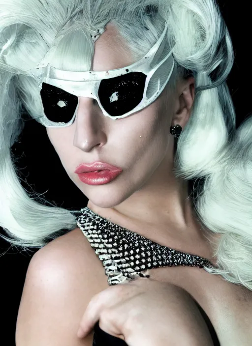 Image similar to lady gaga the fame 2 0 0 8 photoshoot, poker face, just dance, eh eh, aaron fallon, peter henket, warwick saint, candice lawler highly realistic. high resolution. highly detailed. dramatic. 8 k. 4 k.