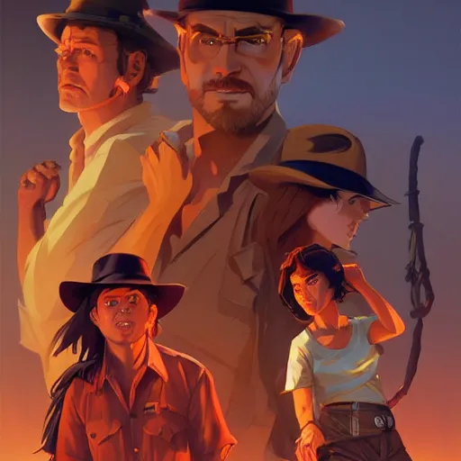 Image similar to hero world raiders of the lost ark 1 9 8 1, behance hd by jesper ejsing, by rhads, makoto shinkai and lois van baarle, ilya kuvshinov, rossdraws global illumination