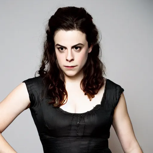 Prompt: a portrait of emily hampshire