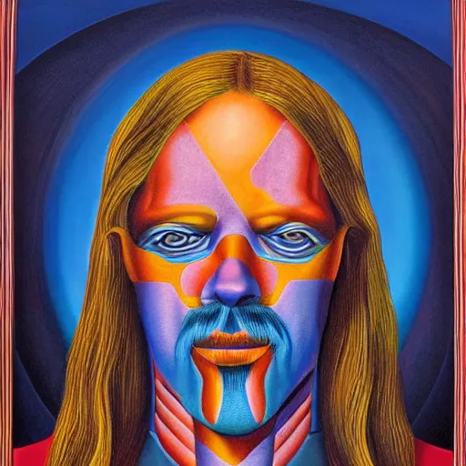 Prompt: portrait of charles 4 th by alex grey