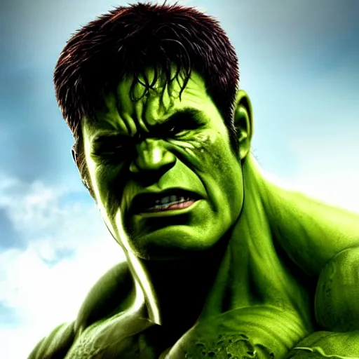 Image similar to Chris Evans as The Hulk