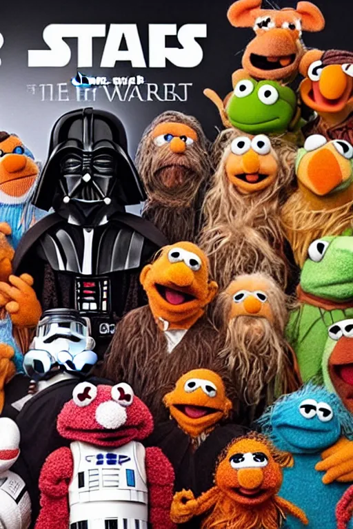 Image similar to Muppet Star Wars