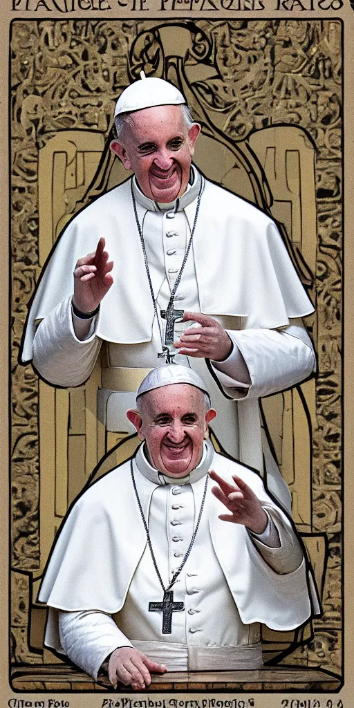 Image similar to the pope