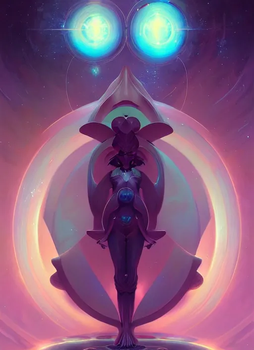 Prompt: symmetry!! gemini!! highly detailed, high contrast, light reflection, trippy, nebula, trending on art station by artgem, by peter mohrbacher, by wlop, by ruan jia