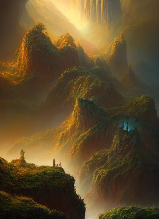 Image similar to zeitgeist, in the style of tomasz alen kopera and fenghua zhong and peter mohrbacher, mystical colors, rim light, beautiful lighting, 8 k, stunning scene, raytracing, octane, trending on artstation