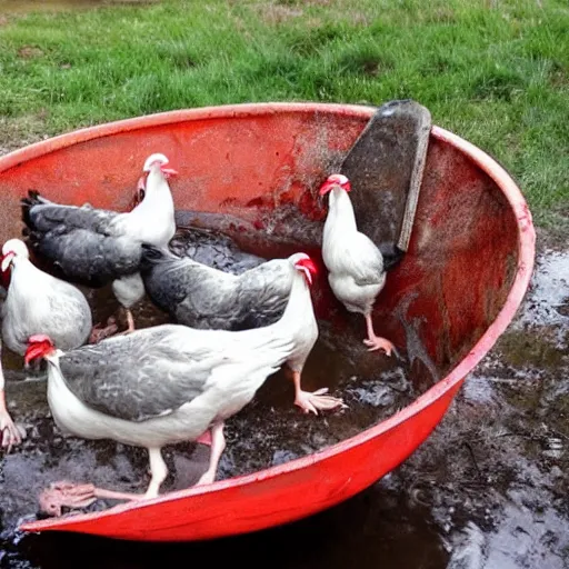 Por vezes aparece um nenúfar no meio do lodo – Rubber Chicken