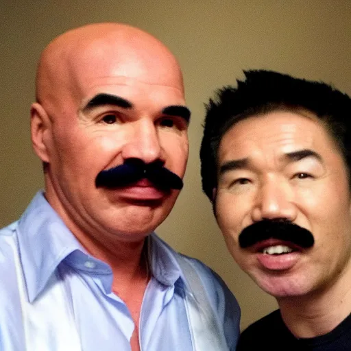 Image similar to white steve harvey meeting japanese steve harvey, inside steve harvey mustache