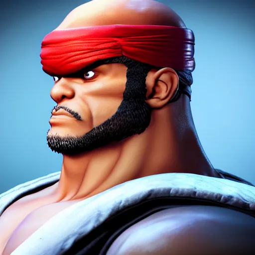 Image similar to oro and turtle from street fighter smooth shading, ultra detailed, high resolution, cinematic, unreal engine 5, perfect face, fine details, studio lighting, subtle shadows, photorealism, hyper realism, 3 d render, hyper detailed