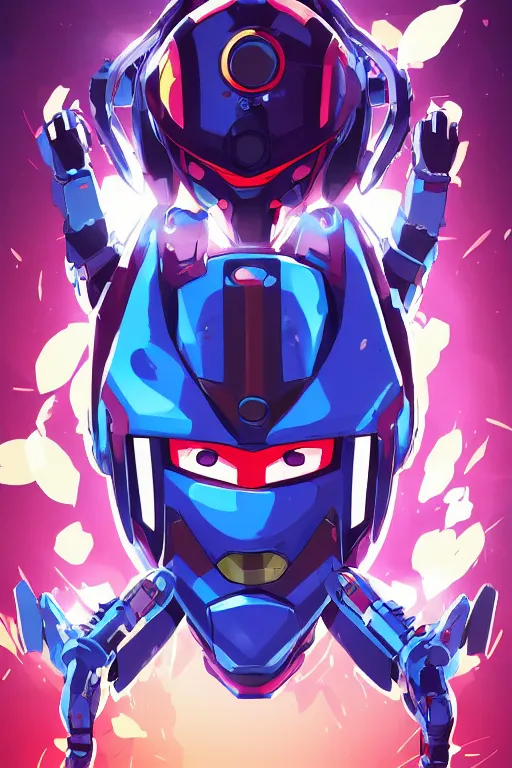 Image similar to robot ninja mask helmet megaman x zero rockman 2 0 2 2 switch game boss legacy collection fanart artsation, art gta 5 comics, behance hd by jesper ejsing, by rhads, makoto shinkai and lois van baarle, ilya kuvshinov, rossdraws global illumination ray tracing