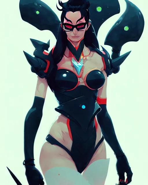 Prompt: a ultradetailed painting of vayne from league of legends by conrad roset, greg rutkowski and makoto shinkai trending on artstation