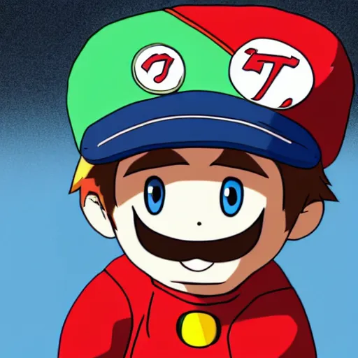 Image similar to jeffy from supermariologan in anime style