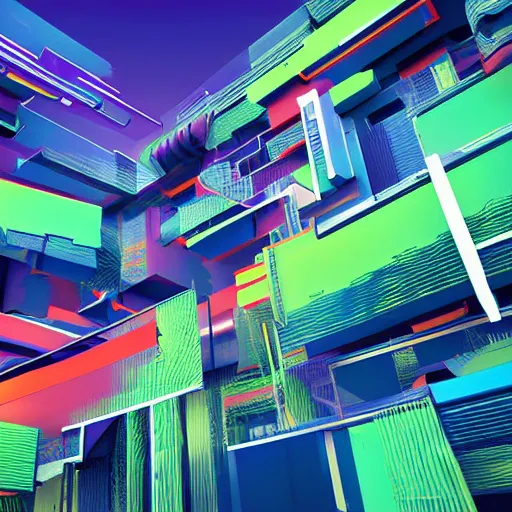 Prompt: abstract photorealistic future civilization very very very realistic abstract wild colors