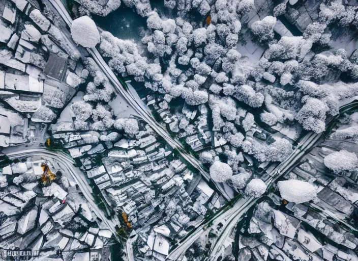 Prompt: rio de janeiro pao de acucar, city snowing with a lot of snow, photography award photo, 4 k