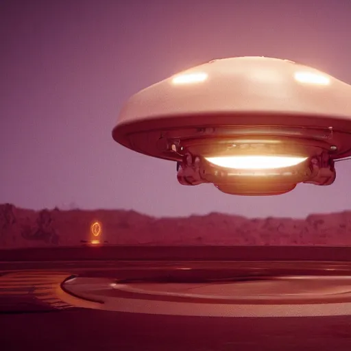 Image similar to leaked top secret footage of an ufo, vintage old shot with an old camera, intricate details, eerie, highly detailed, photorealistic, octane render, 8 k, unreal engine.