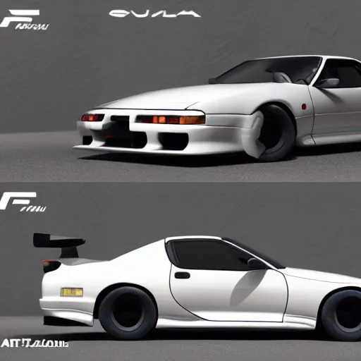 Image similar to a white 1 9 9 4 toyota supra from the future, epic lighting, octane render, trending on art station