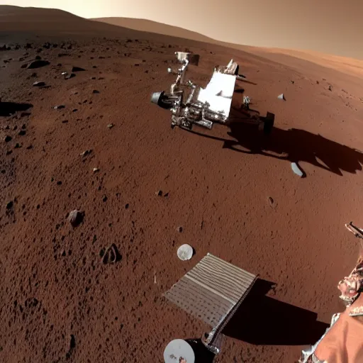 Prompt: selfie of Elon Musk on Mars