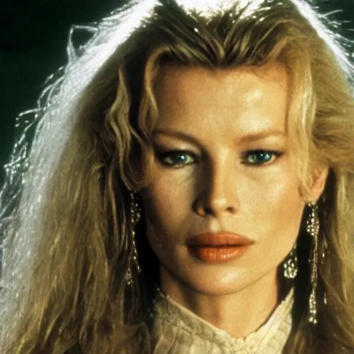 Prompt: kim basinger as galadriel