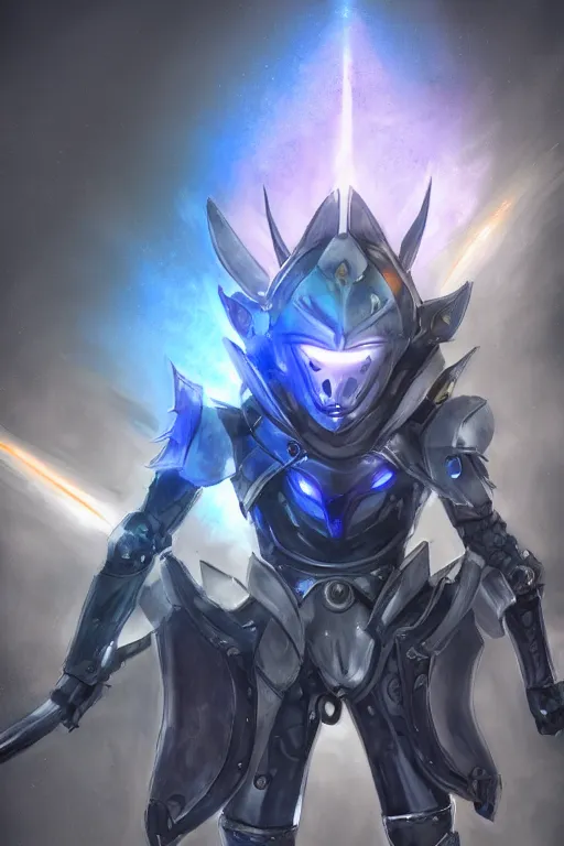 Image similar to helmet armor guardian destiny in witch queen illumination ray tracing hdr fanart arstation by sung choi robot ninja mask and eric pfeiffer and gabriel garza and casper konefal