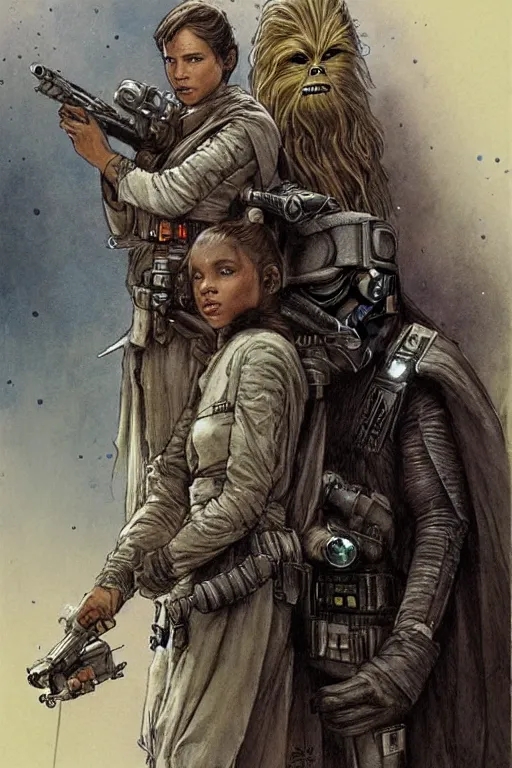 Image similar to star wars, by jean - baptiste monge