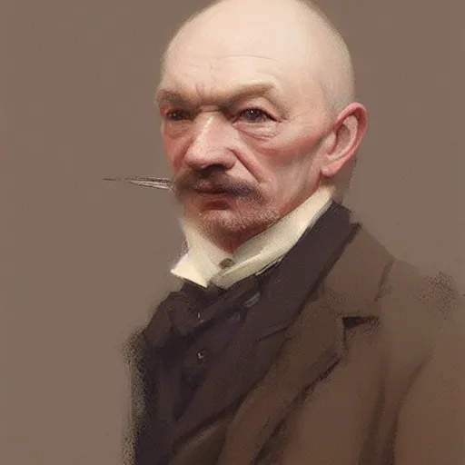 Image similar to “Portrait of Thomas Hardy by Greg Rutkowski, young, attractive, highly detailed portrait, scifi, digital painting, artstation, concept art, smooth, sharp foccus ilustration, Artstation HQ”