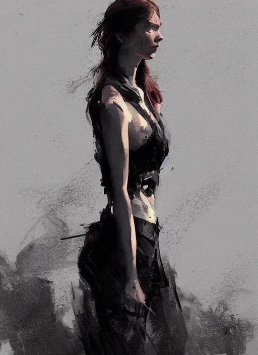 Image similar to portrait of Anna Delvey, dramatic lighting, illustration by Greg rutkowski, yoji shinkawa, 4k, digital art, concept art, trending on artstation