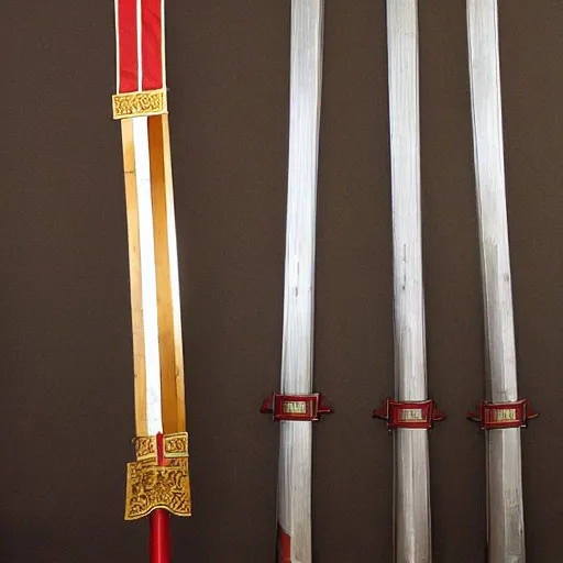 Prompt: chinese great sword and spear