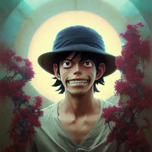 Monkey D Luffy As a Real Person Frontlight FullHD Warm · Creative Fabrica