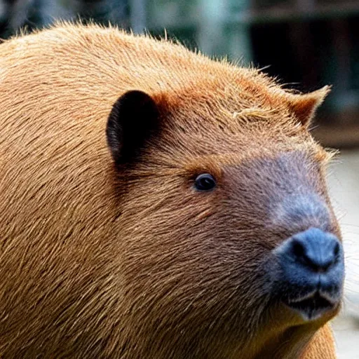 Image similar to Capybara as Fidel Castro