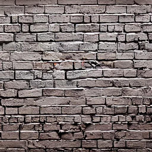 Prompt: a front on photograph of a brick wall, concept art, 4 k, unreal render, octane, trending on artstation, hyper realistic