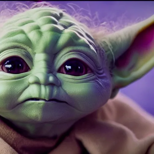 Image similar to baby Yoda In the Vikings 4k detailed super realistic