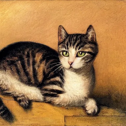 Image similar to cat by william turner