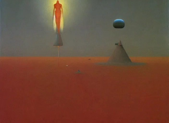 Image similar to painting of a ufo cult, science fiction, Edward Hopper and James Gilleard, Zdzislaw Beksinski, highly detailed